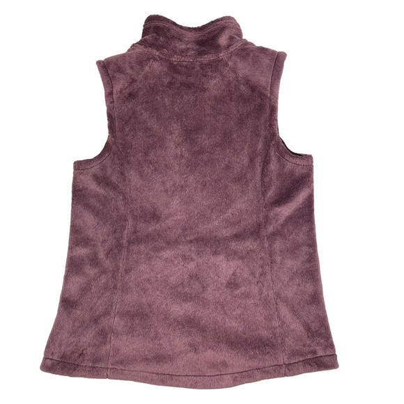 The North Face Vest Women's Large Purple Osito Full Zip Soft Fleece Sleeveless - Picture 2 of 10